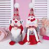 Valentine's Day Heart Rudolph Faceless Doll - Waving Hand Decoration for Valentine's & Mother's Day