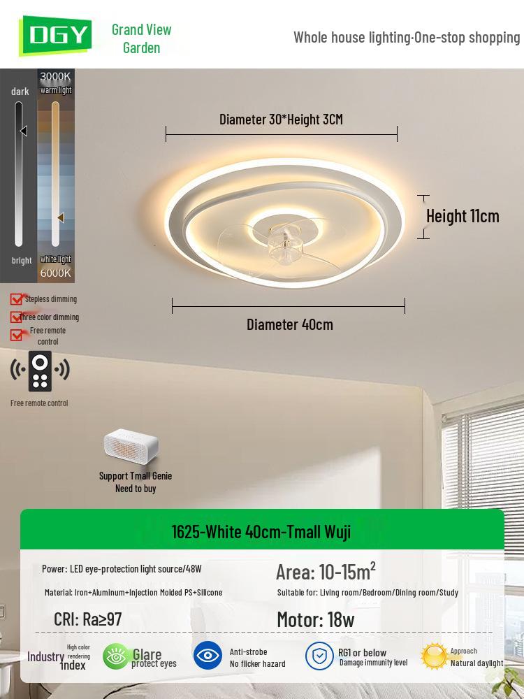 Cloud Lamp for Children's Room - Nordic Ceiling Fan Lamp