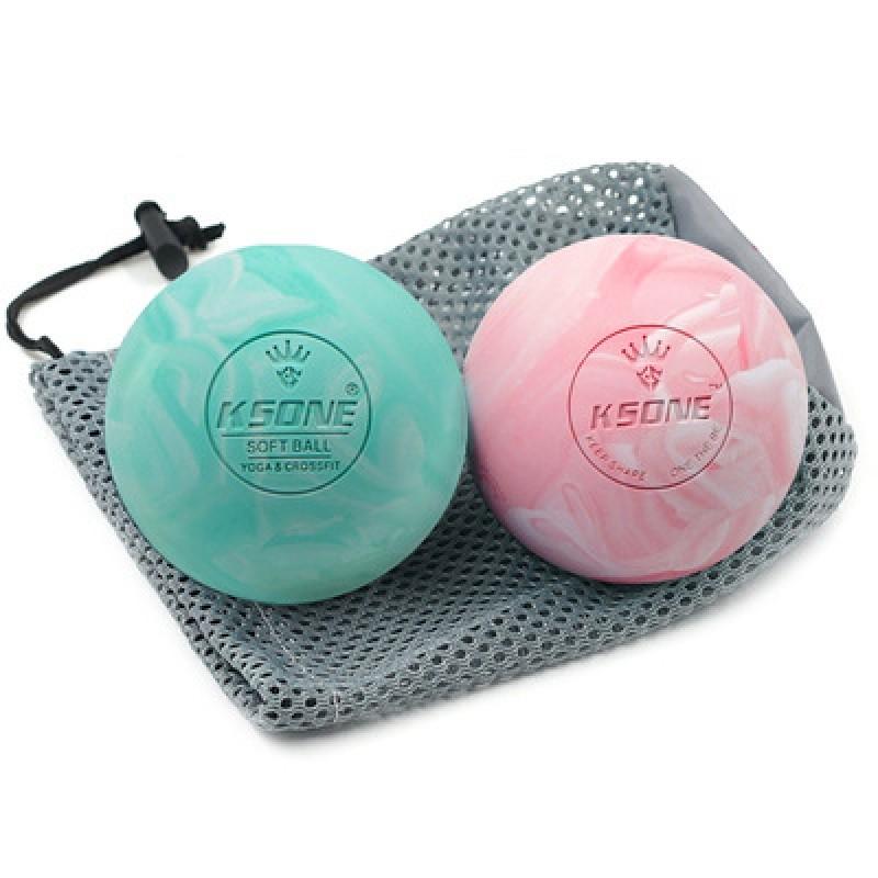 Dual-Density Foam Massage Ball Foot Arch Plantar Fascia Lower Back Relief - Yoga Fitness Recovery Tool