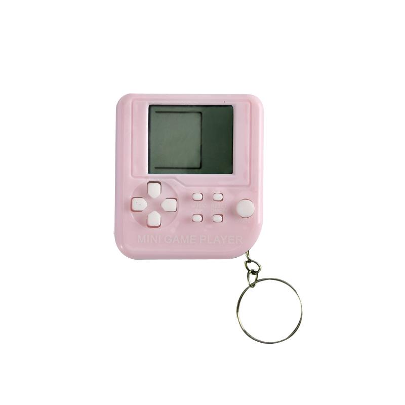 Game Blast Block Tetris Mini Toy Game Machine Portable Keychain Gift Children