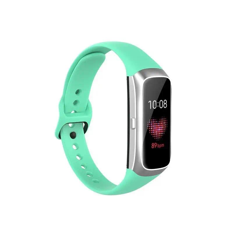 Ремешок For Samsung Galaxy Fit SM-R370 Умный Мягкий Силиконовый Браслет Ремешок Спортивные Часы ремешки Для Galaxy Fit R370 Galaxy Fit R370 мятный