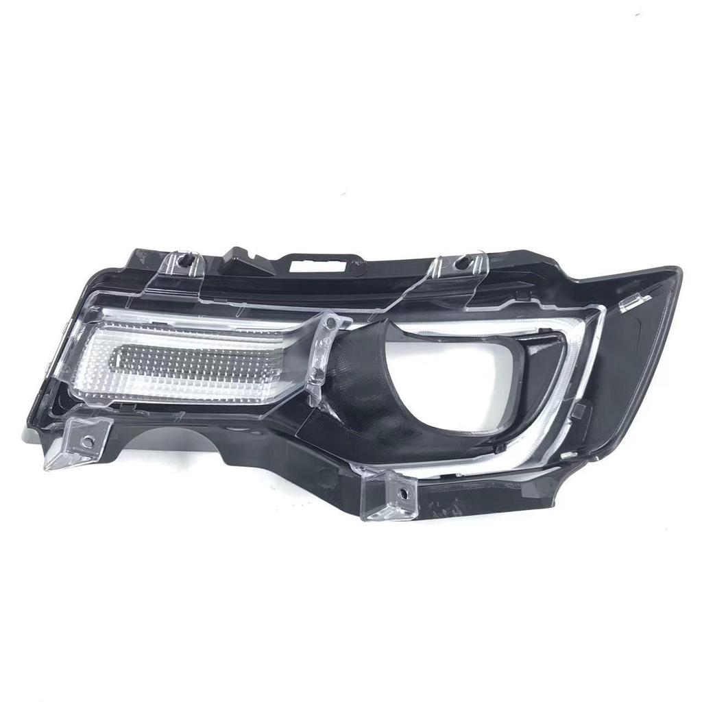 Black and White Trim Headlight Frame for 2014-2018 Grand Cherokee