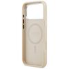 Guess Triangle Logo MagSafe Case for iPhone 17 Pro Beige