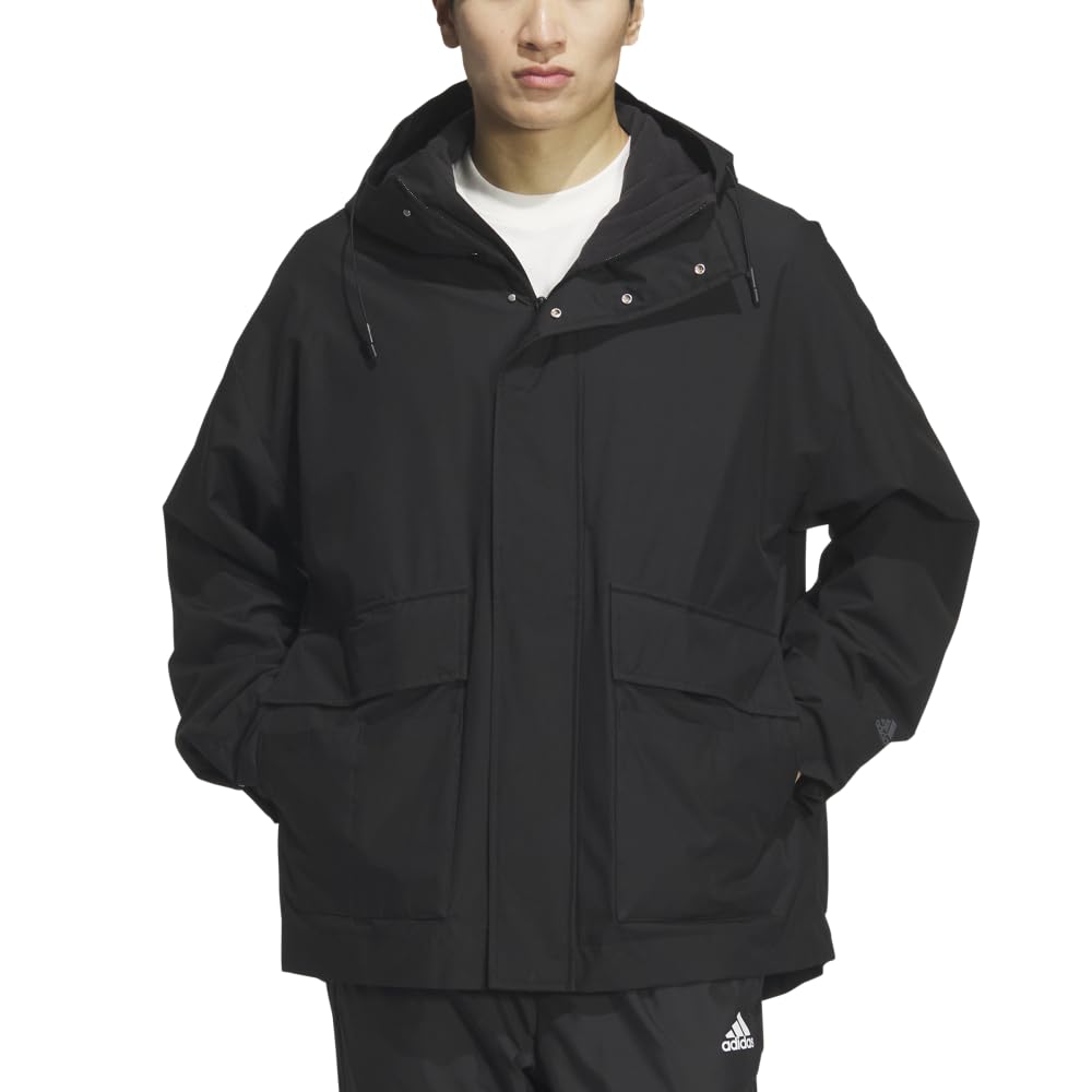 Adidas Mountain Parka KWX70 Black Size S Men's Must-Have (JG8509)