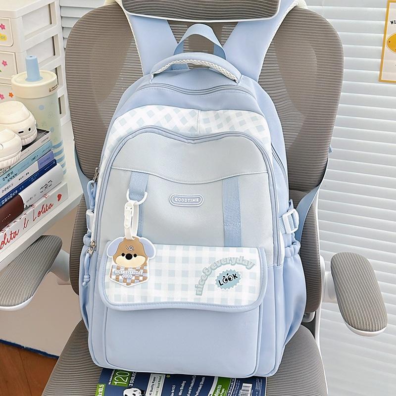 Schoolbag Small School Bag Girls Versatile Backpack Ins Mori High School Student Treasure Mini Backpack Light and Large Capacity