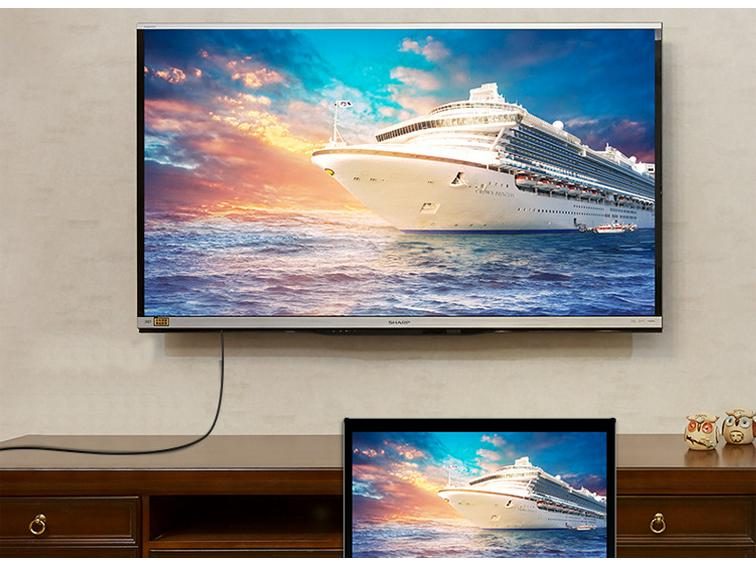 8K/4K DP To HDMI Adapter Cable for High-Definition Computer Monitor Connection