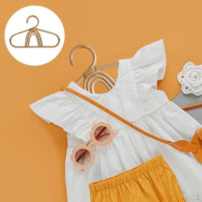 Haken Rattan Kleiderhaken Kinderkleidung Organizer Ständer Hüte zum Aufhängen für Schlafzimmerschrank