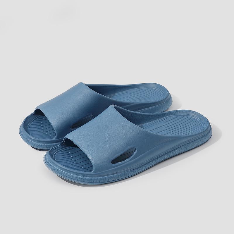 Unisex Summer Bathroom Slippers: Lightweight, Thick-Soled, Indoor Cool Shoes for Couples