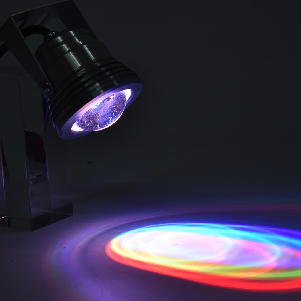 12V 10W RGB Aquarium LED   Lamp for Fish   Pool Garden Underwater Black