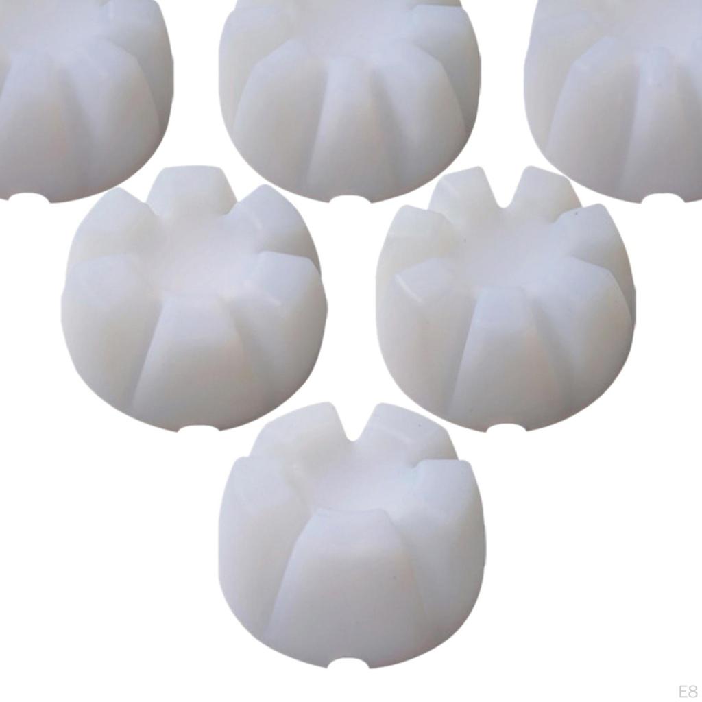 6 Pcs Reusable Flower Base Silicone Models Epoxy Resin Pouring Candle Making Crafts Handmade Cup