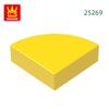 884Pcs/Lot 25269 Tile Round 1x1 Quarter Block Moc Hue Accessories Compatible featuring Brick DIY Children's Plaything Stronge Box