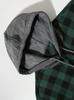 New Fleece Plaid Hooded Shirt Jacket with Double Pockets - European & American Sizes Available for Men