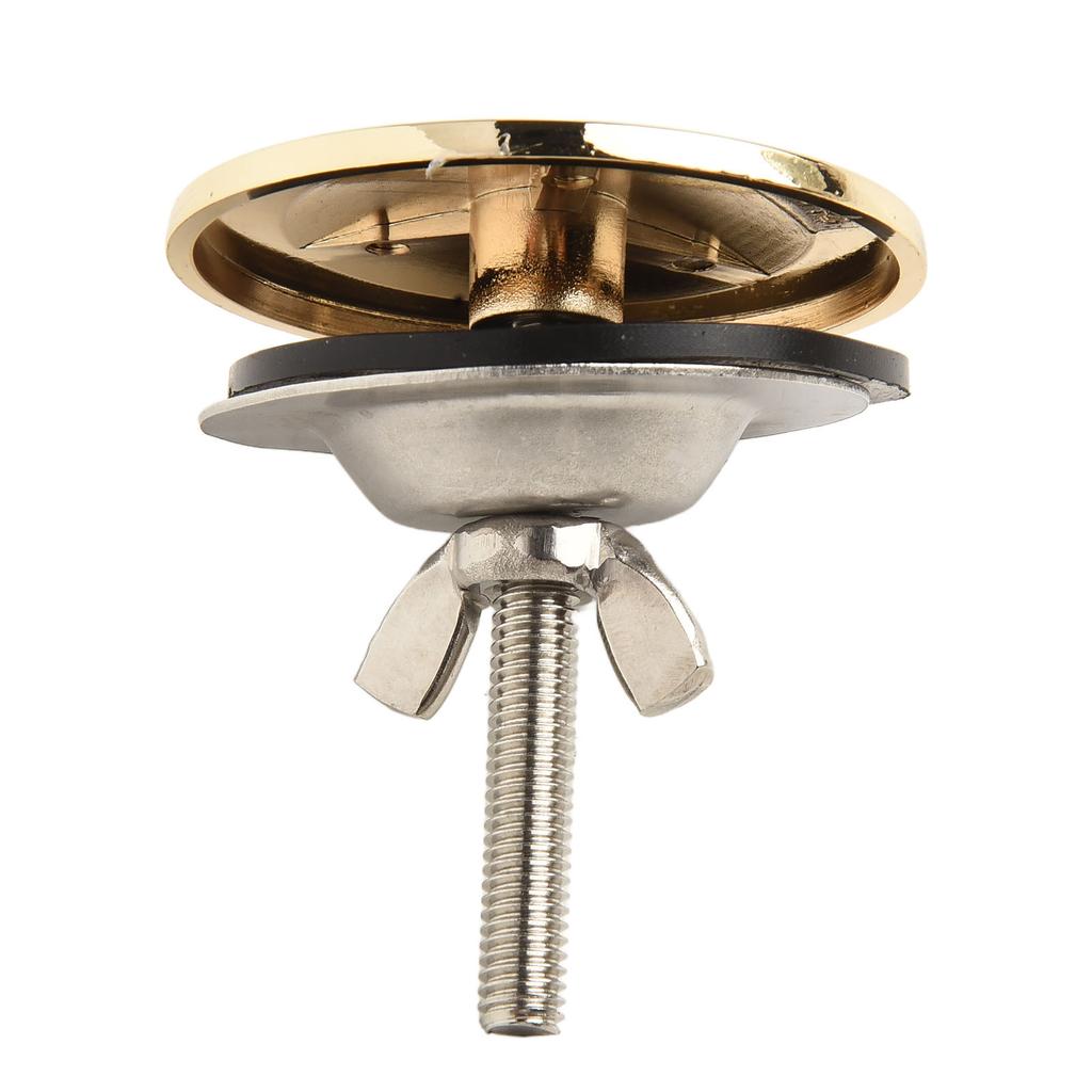2PCS Kitchen Sink Faucet Hole Sealing Covers Zinc Alloy Construction with Rubber Gasket for Enhanced Leak Protection