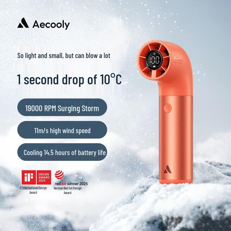 Aecooly Handheld Mini Turbo Fan