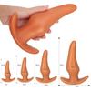 Liquid Silicone Soft Anal Plug Prostate Massage Anal Sex Toys for Adult Men Women Butt Plug Comfortable To Wear Anal Expansion