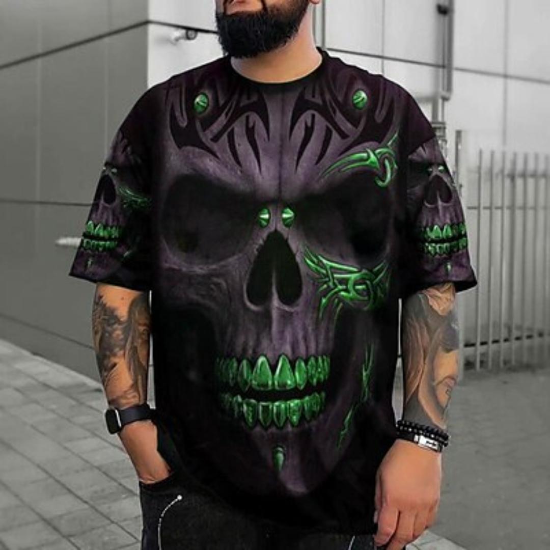 Мужская футболка больших размеров Футболка Big and Tall с круглым вырезом и короткими — фото 5