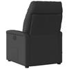 Vidaxl Electric Recliner Armchair, Black, Fabric Upholstered
