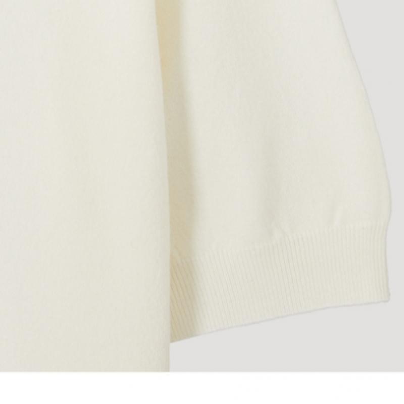  She S miSS  Round Neck Half Sleeve Knit SSkpop12600 Iv