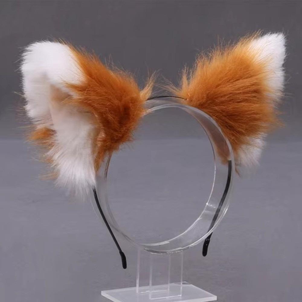 Lolita Plush Hair Band Anime Furry Cosplay Headwear Fashion Cat Ears Headband Girls