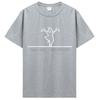 La Linea The Line Osvaldo Cavandoli TV T-shirt Casual Fitness T Shirt Cotton Tops Tees Oversized Unisex Tshirt Clothing