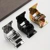 2/4pcs Foldable Bracket Self-Lock Hinge Hardware With Screws Lock Extension Support For Table Leg, Bed Leg, Workbench, Black