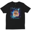 Funny Rough Collie Owner Fur Mom Dad Christmas T Shirt
