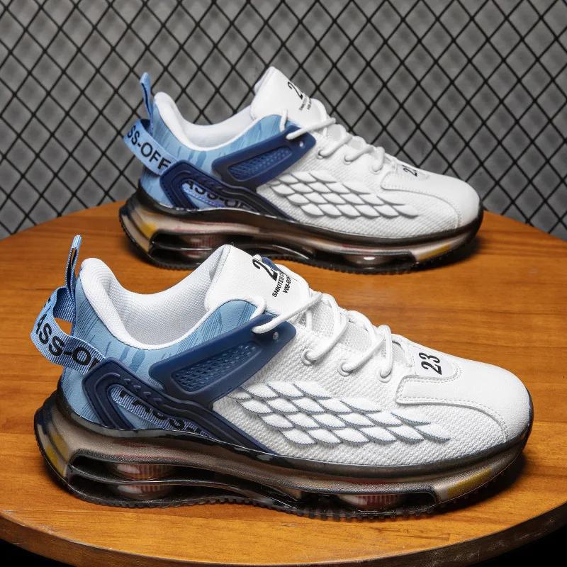 High top men's shoes youth student running shoes spring and autumn casual comfortable and breathable men's sports shoes sneakers