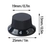 3 Stück Potentiometer Drehknöpfe Ton Lautstärke Regelknopf Ersatz für E-Gitarre Bass
