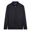 Solid color casual stand up collar windproof jacket 22235M0722