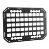 Truck Bed Molle Panel Rack 11x15.3x0.1in Aluminum L Track Cargo Storage Organizer for Cars SUVs Pickup RVs