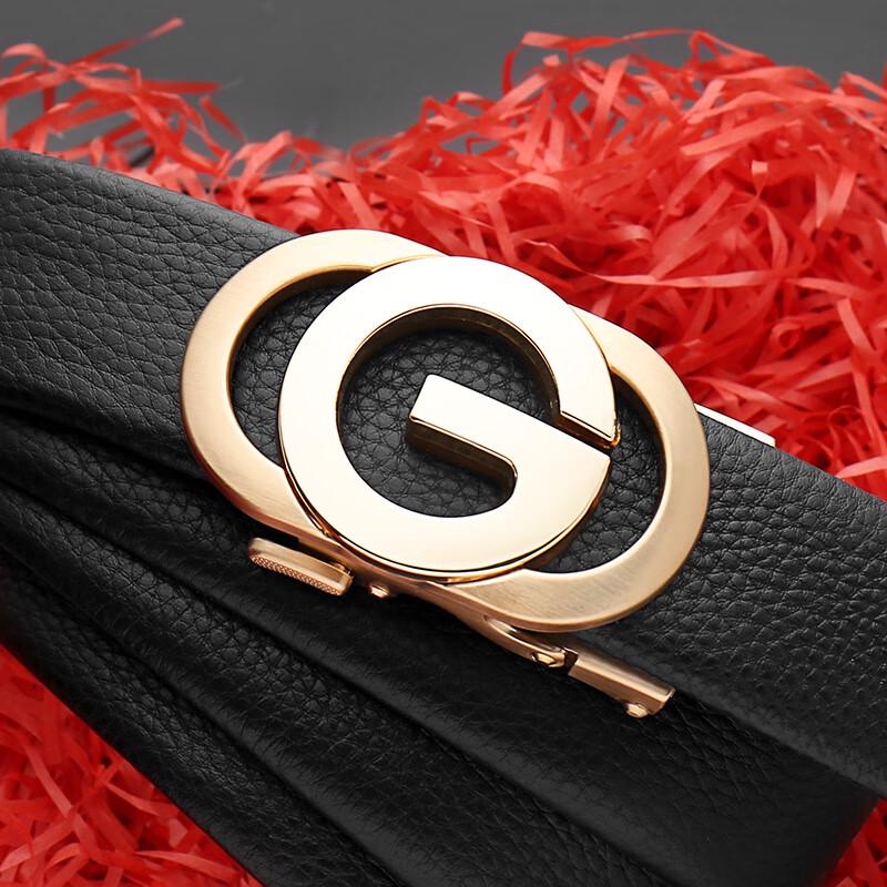 Ceinture Automatique en Cuir Véritable pour Homme COW