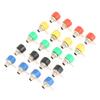 20Pcs ABS Material Banana Jack Socket 4mm Speaker Amplifier Terminal  Electronic Testing