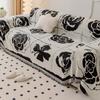 Anti-Scratching Chenille Sofa Towel Modern Minimalist Full Covered Non-Slip Cloth Four Seasons Universal Pure Color Cover Cover