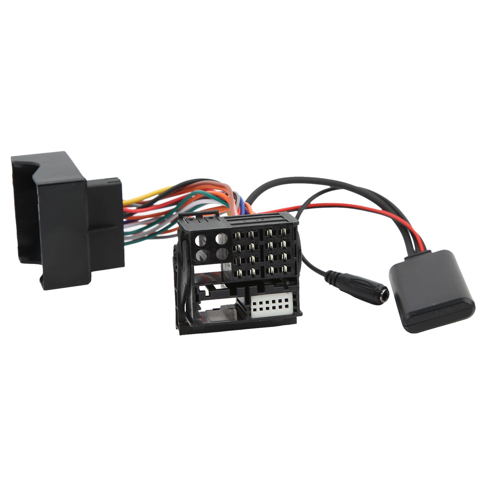 

Car Wireless Audio AUX Input Cable Adapter Bluetooth 5.0 with Microphone Replacement for E46 320i 320ci