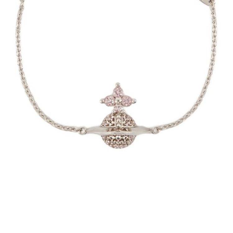 

Vivienne Westwood Original Design 925 Silver Bracelet Women bracelet 6102024K-01P347 Basic Packaging-Dust Bag+Box