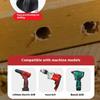 Pack of 6 Extended Shank Wood Boring Drill Bit for Thick Door and Boards Full of durability Steel Construction Anti Jamming Design