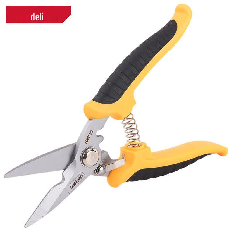 Deli 7-Inch Multi-functional Electrician s Scissors