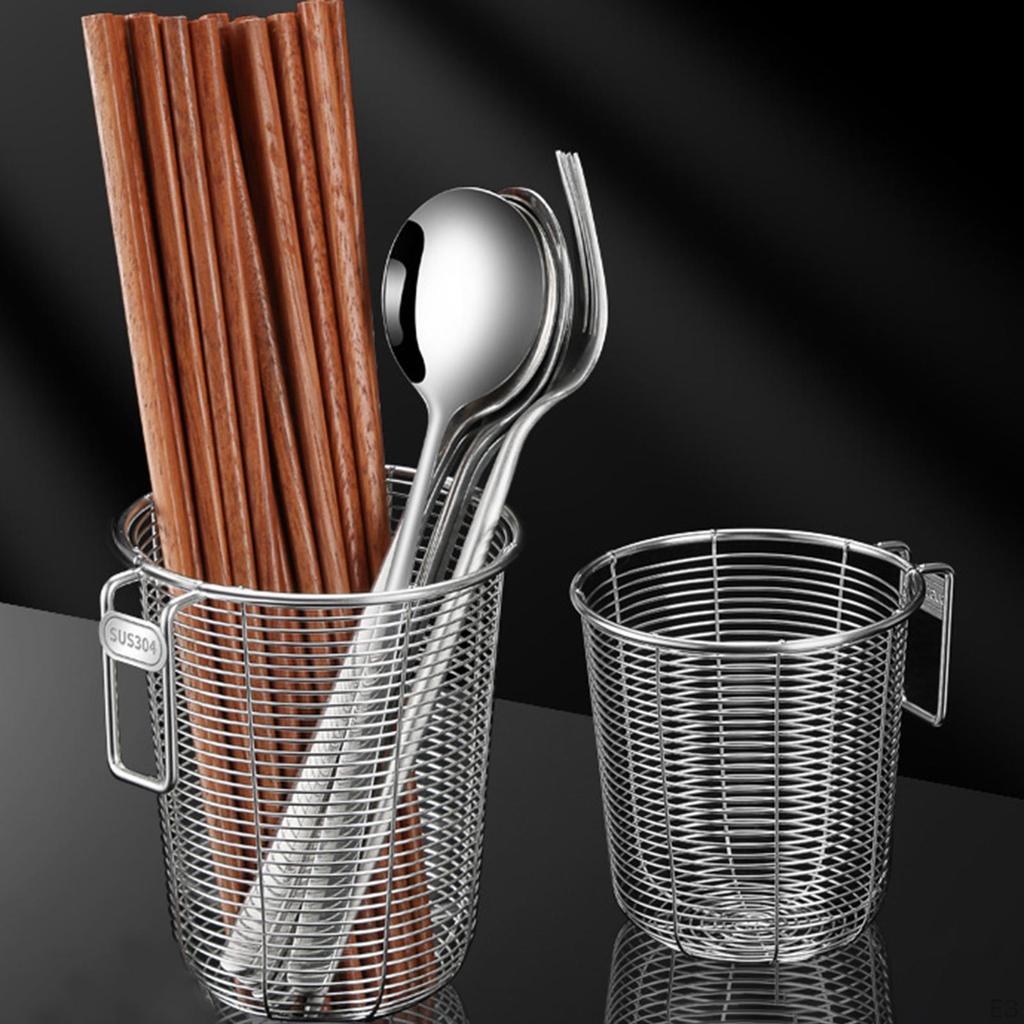 Chopstick Holder In Stainless Steel for Flatware Drying And Organization