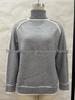 Autumn Winter Women's High Neck Color Block Raglan Sleeve Loose Sweater