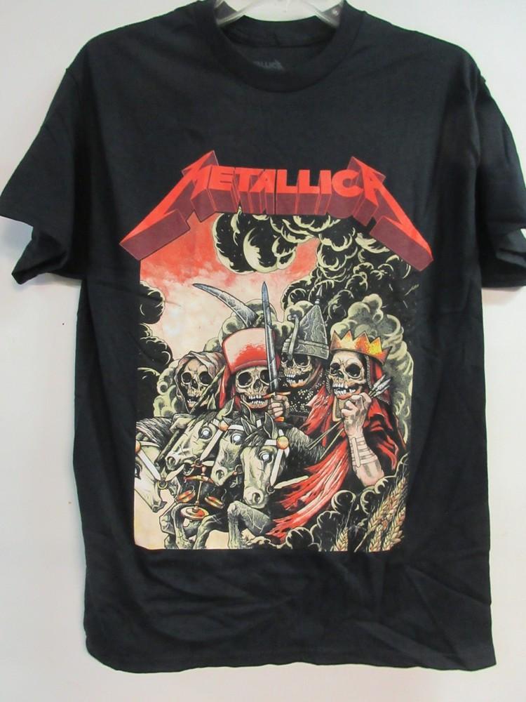 METALLICA OFFICIAL MERCH FOUR HORSEMEN 2023 BAND MUSIC  MEDIUM Unisex T-Shirt M