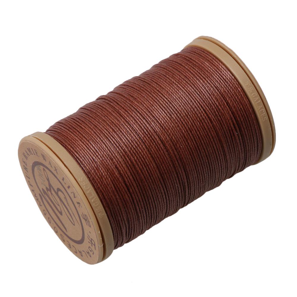 0.8mm*100m Leather Craft Hand Sewing Flat Waxed Wax String Thread Repair Cord