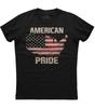 Mens United States Flag American Pride Patriotic Apparel T-shirt USA US