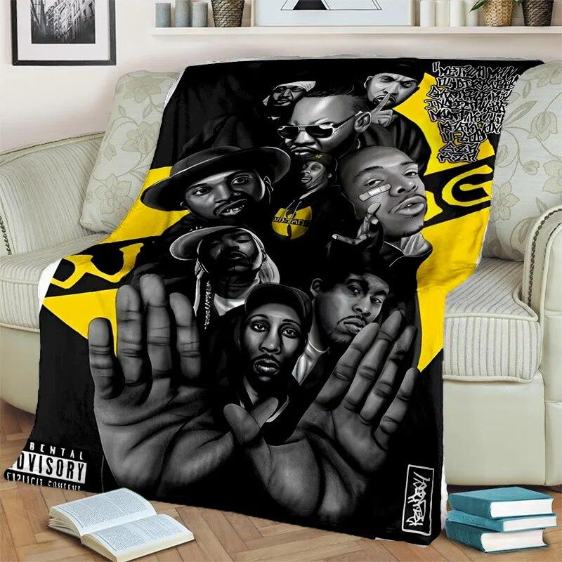 

Wu T-TANG Clans хип-хоп знак рэп 3D одеяло, мягкое одеяло для дома, спальни, кровати, дивана, пикника, путешествия, офиса, одеяло, детское одеяло