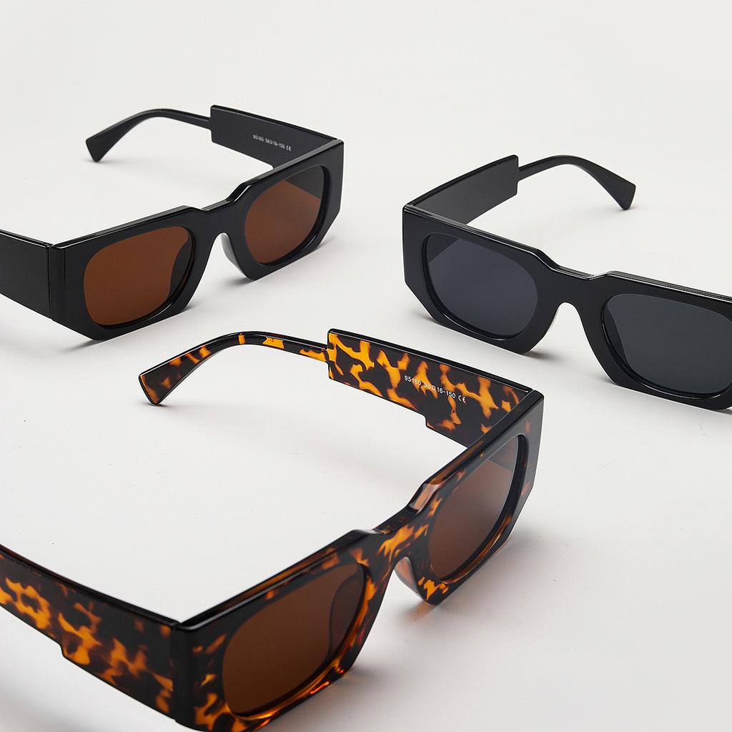 Glasses 95160 Square Small Frame Retro Small Sunglasses Men, Sunglasses Women