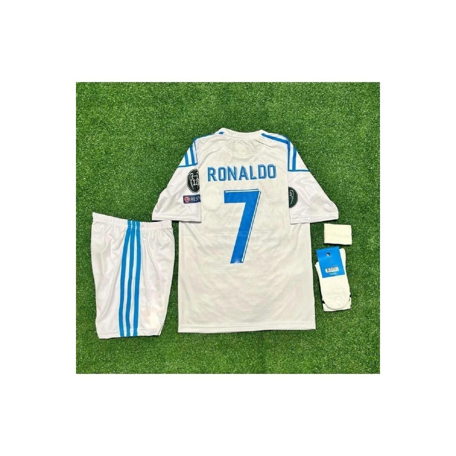 

Киев Финал 2018 Криштиану Роналду, комплект из 4 детских трикотажных шорт 5-6 Yaş белый