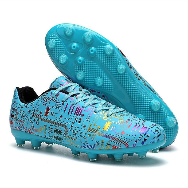 High quality design outdoor high top comfortable training turf football shoes FG TF football shoes