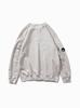 Unisex American Style Heavyweight Round Neck Solid Color Pullover with Zipper Pocket