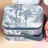 Vintage Small Suitcase Storage Tin Candy Box Gift Box Earphones Box Biscuits Organizer Portable Sundries Organizer Can