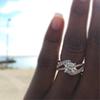 Luxury Wedding Rings for Women Classic Cross Design Inlaid Shiny Crystal Zirconia Ring Fashion Female Engagement Rings Jewelry