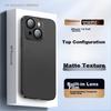 Eddga With Built-In Lens ProtectorIPhone 14 Case, IPhone 14 Case, PC Hand-Feel Oil Glass Lens Protector, Frosted Anti-Drop Hard Case, Graphite Black
